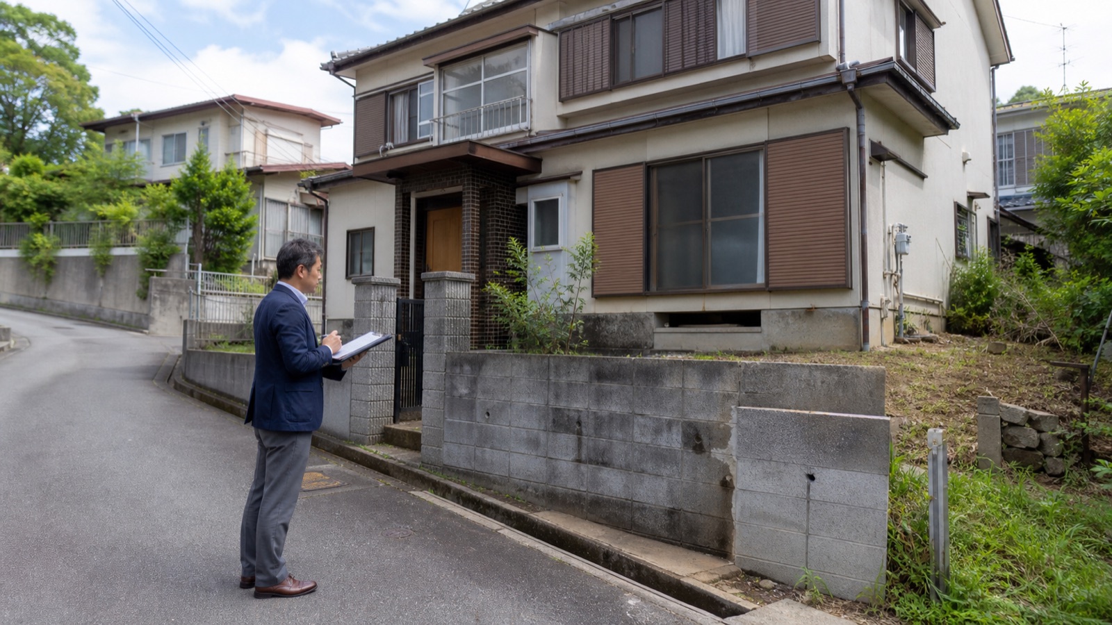 空き家査定の確認ポイント｜接道・境界・擁壁・建物状態